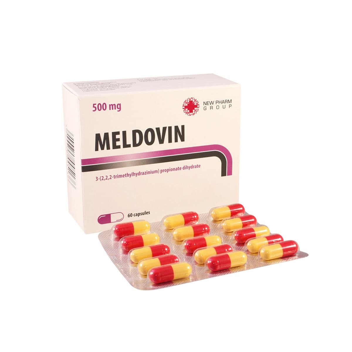მელდოვინი - Meldovin 500მგ 60 კაფსულა