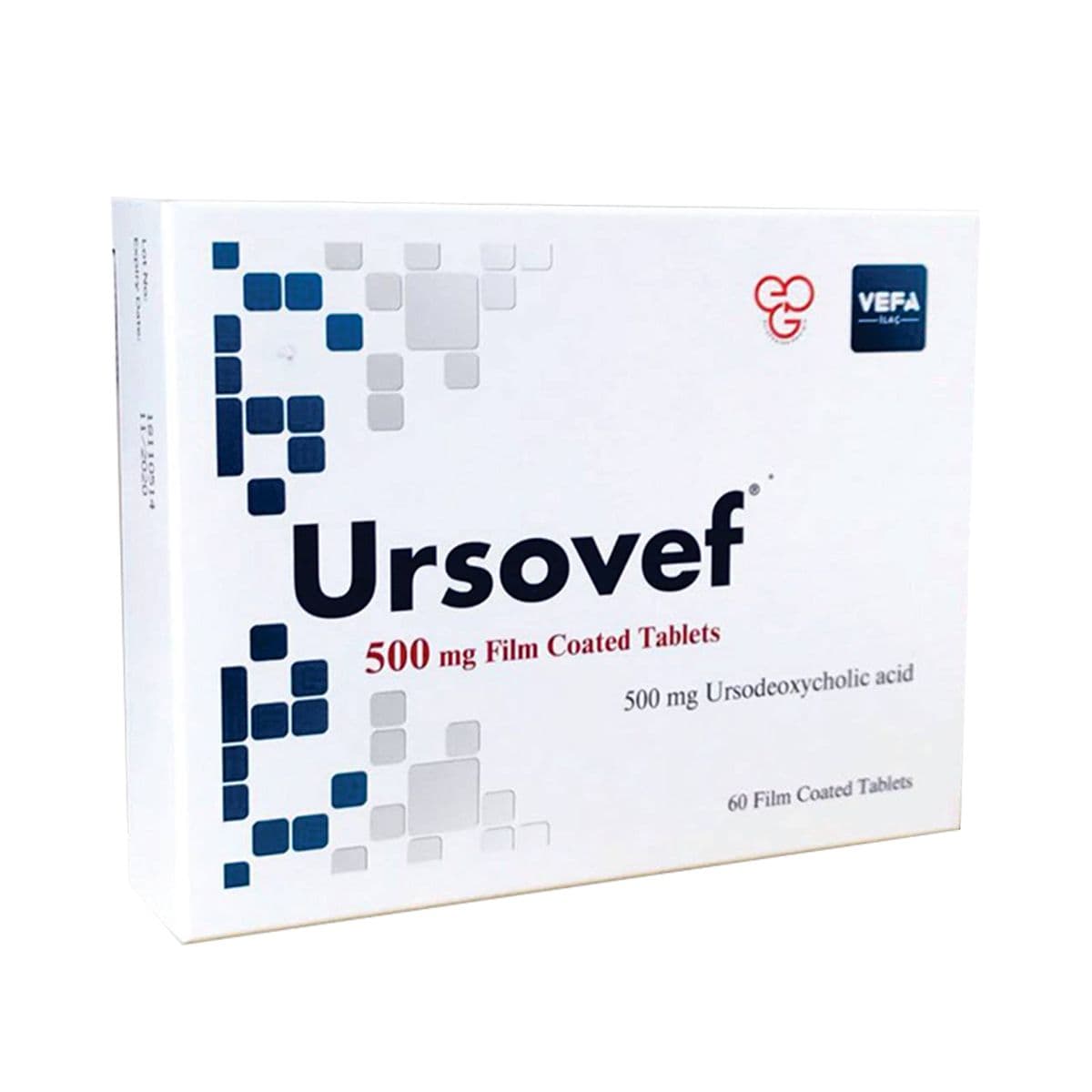 ურსოვეფი - Ursovef 500მგ 60 ტაბლეტი