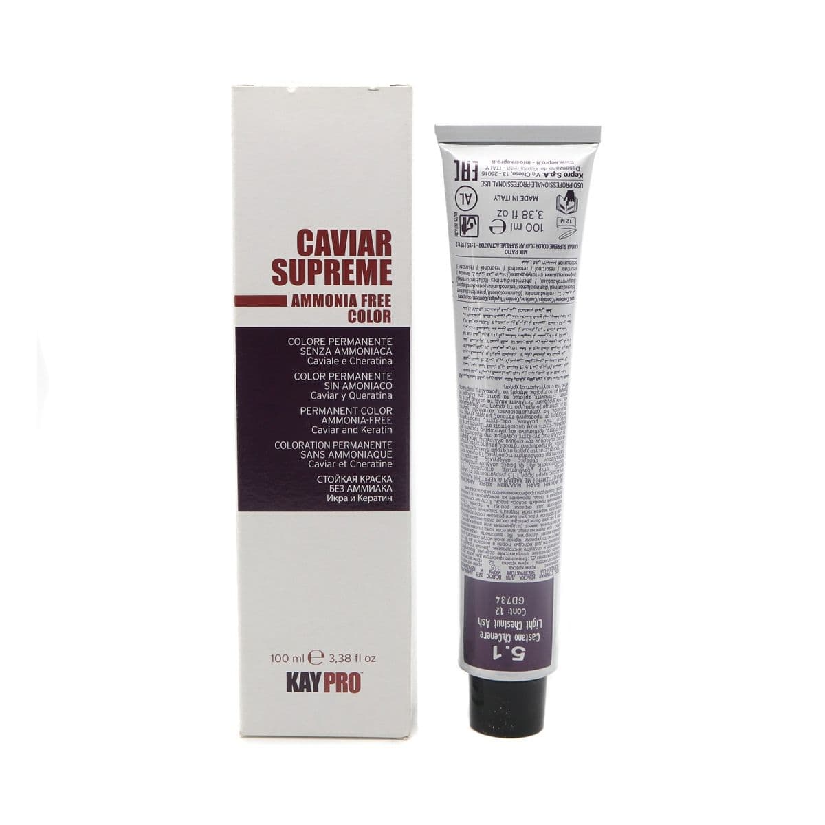 თმის საღებავი Caviar Supreme 5.1 9789 კეიპრო - Kaypro