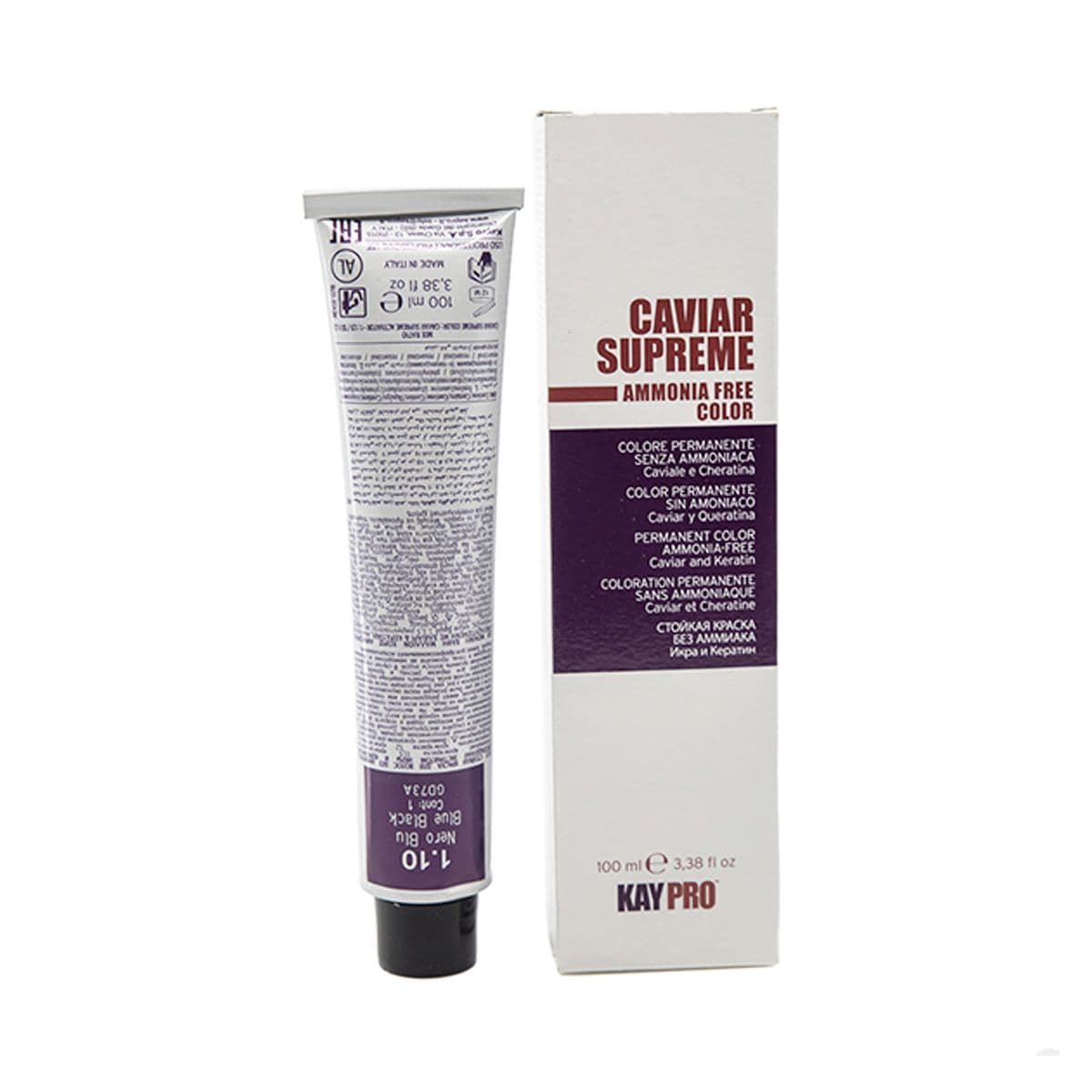 თმის საღებავი Caviar Supreme 1.10 9772 კეიპრო - Kaypro