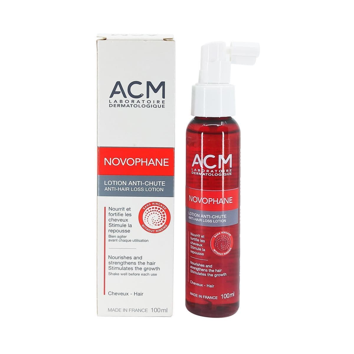 თმის ცვენის საწინააღმდეგო ლოსიონი ნოვოფანი Reactional 100 მლ 4586 ეისიემ - ACM