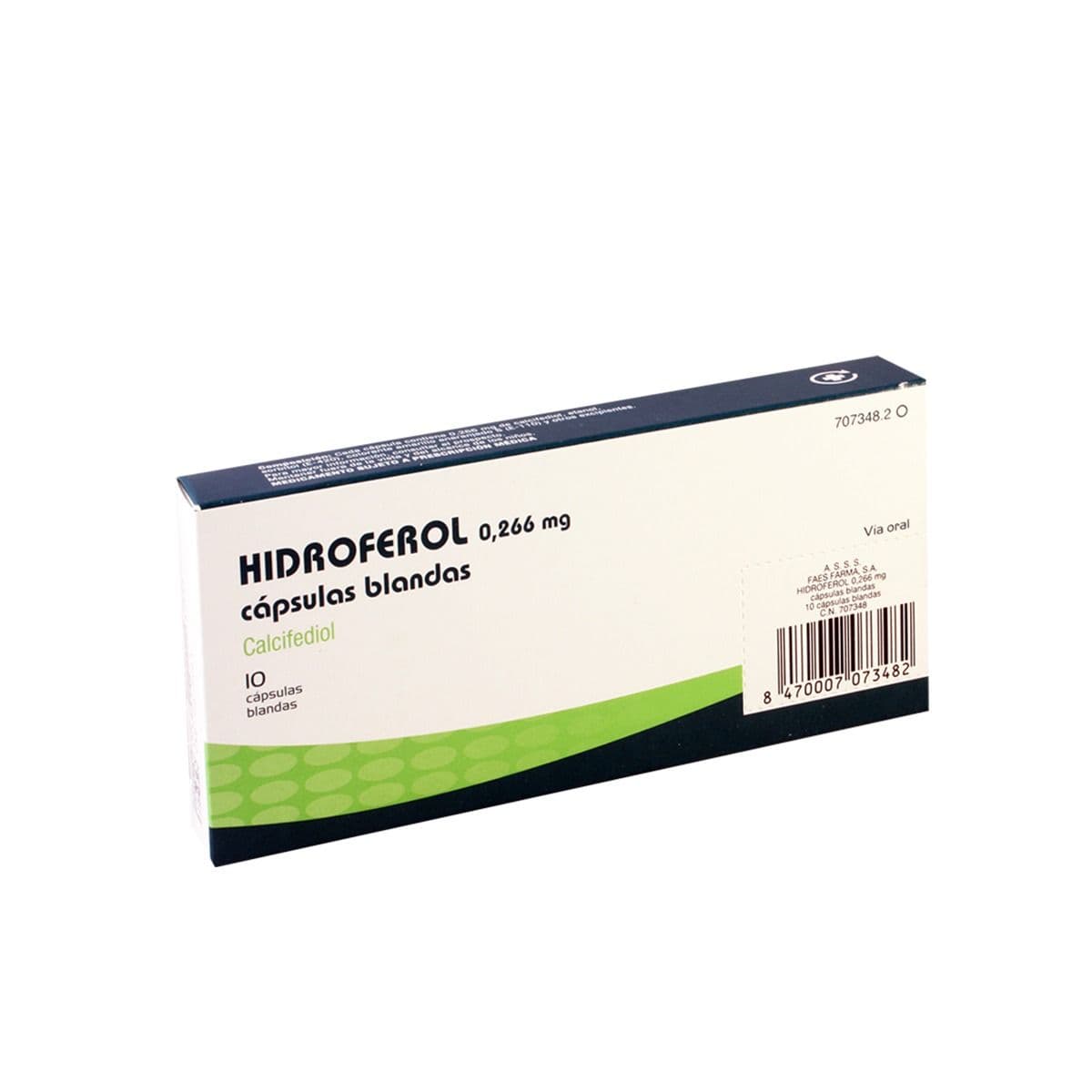 ჰიდროფეროლი კაფს. 0.266მგ N10