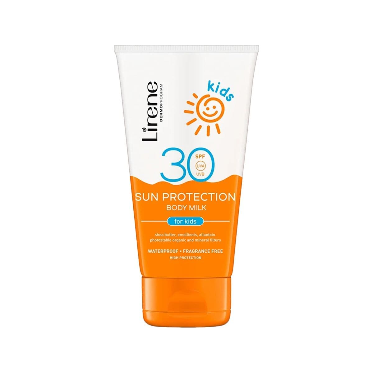 ბავშვის მზისგან დამცავი რძე SPF30 150 მლ 5136 ლირენე - Lirene
