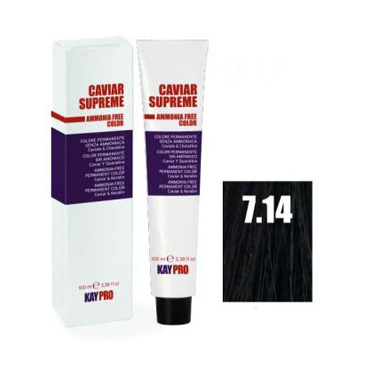 თმის საღებავი Caviar Supreme 7.14 9888 კეიპრო - Kaypro