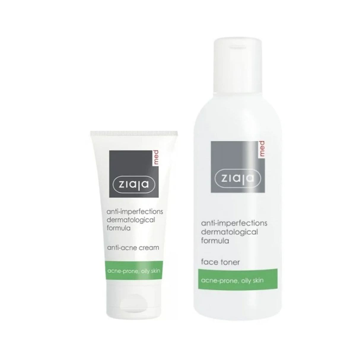 აკნეს საწინააღმდეგო კრემი+ლოსიონი 5892 ზიაია - Ziaja