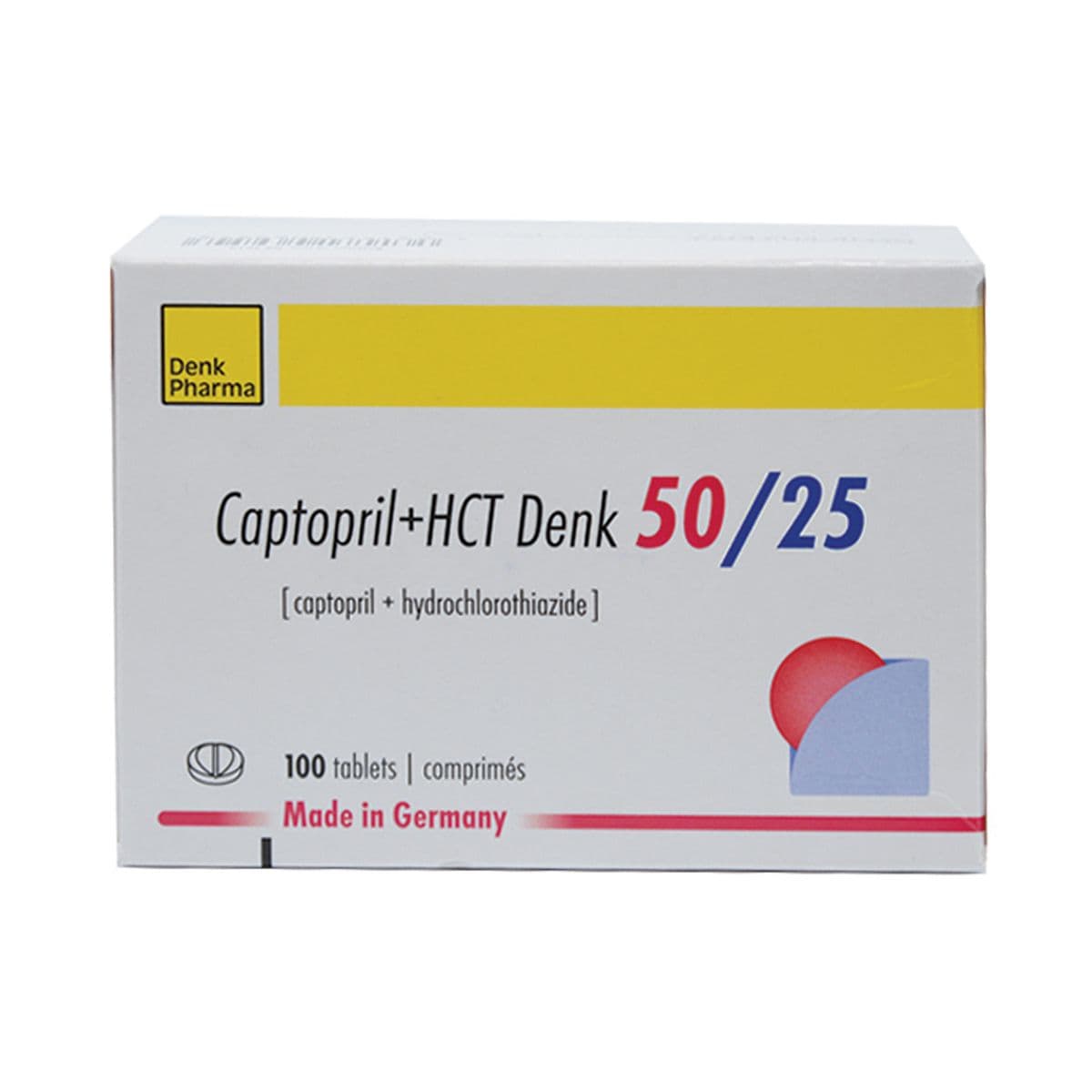 კაპტოპრილი HCT დენკი - Captopril HCT Denk 100 ტაბლეტი