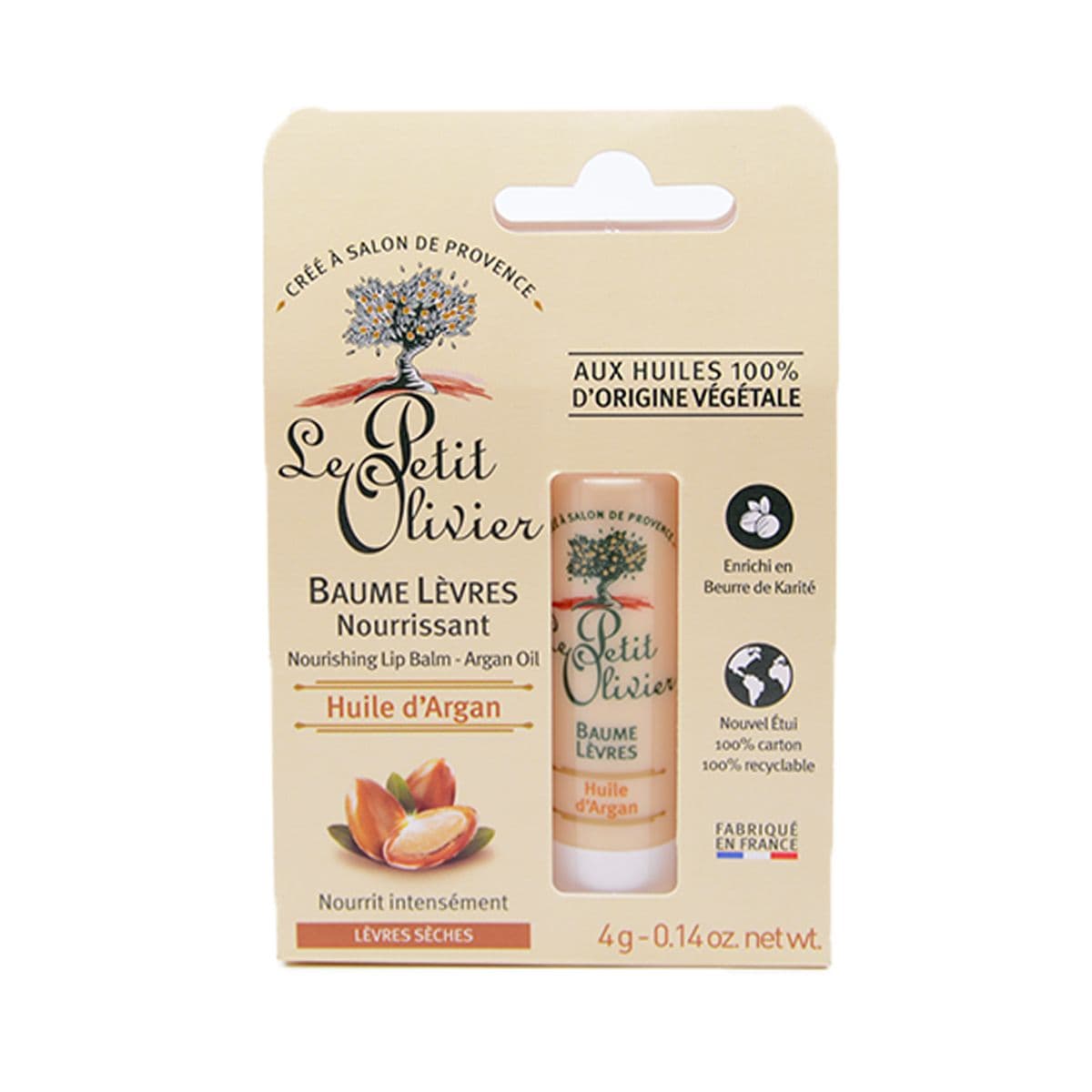 ტუჩის ბალზამი არგანი 3113 ლე პეტიტ ოლივიე - Le Petit Olivier
