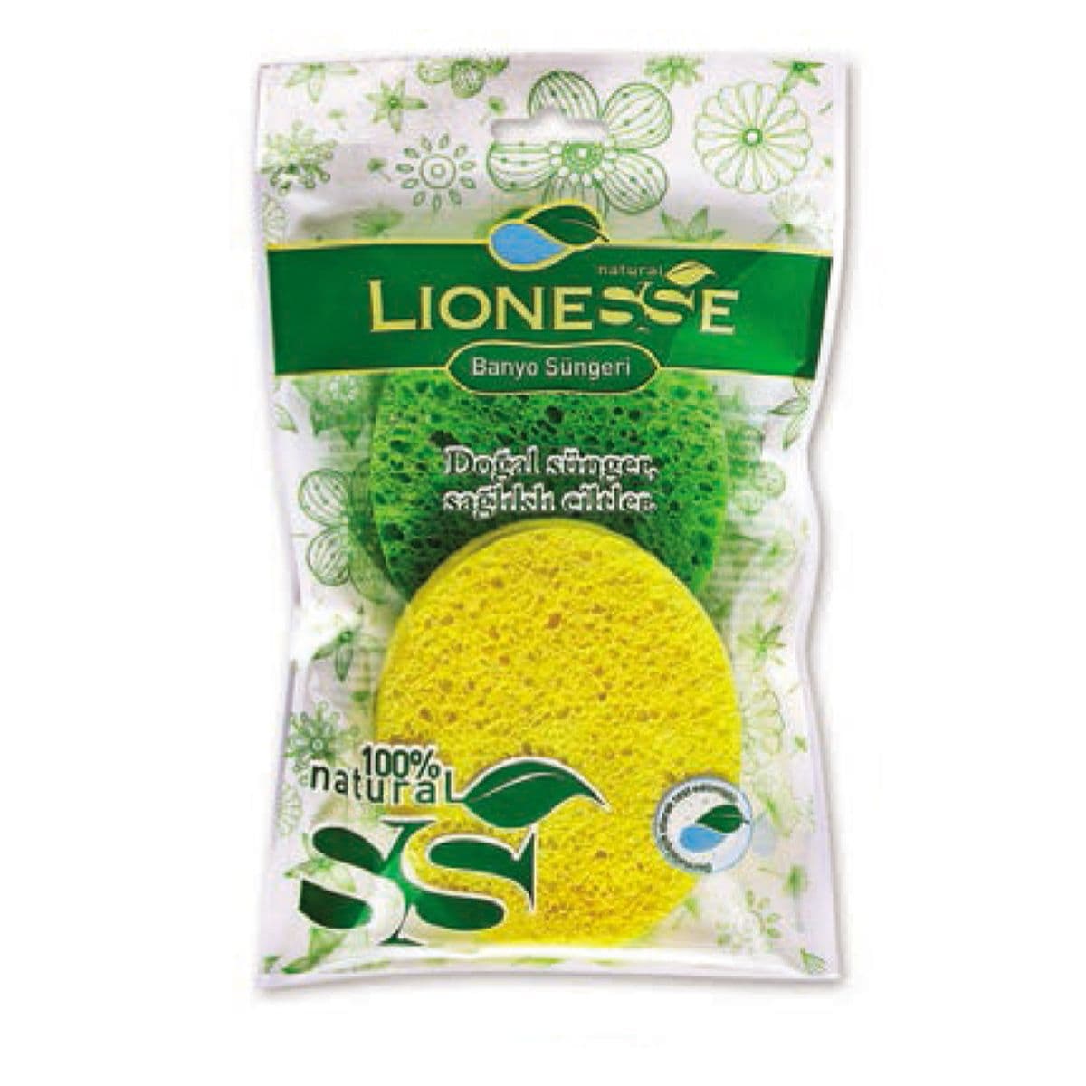 ღრუბელი აბაზანის ნატურალური 2ცალი 9137 ლიონესი - Lionesse