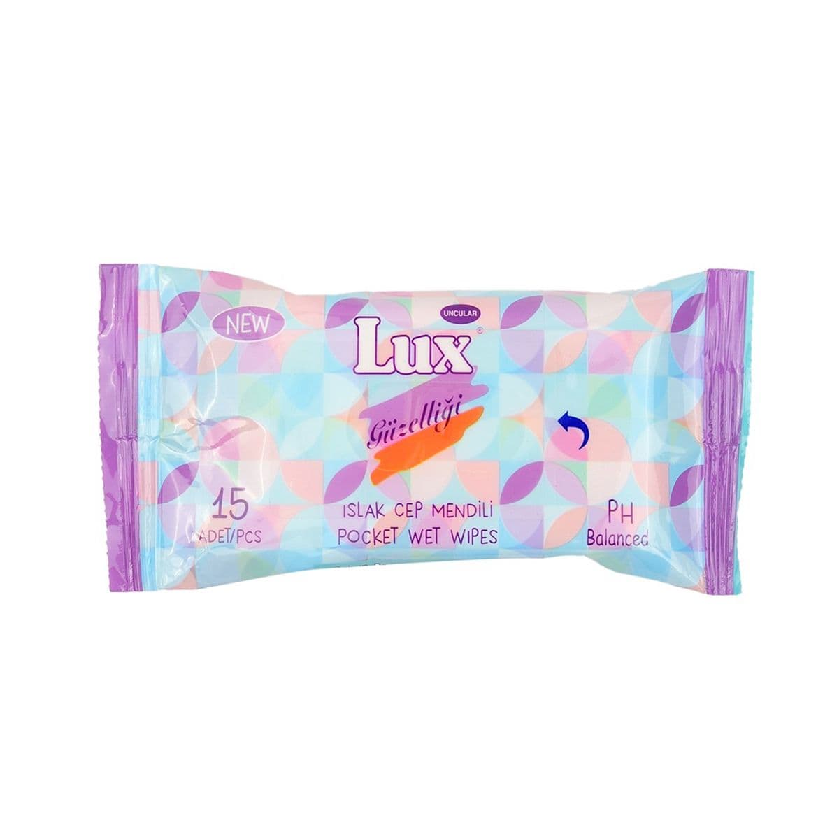 სველი ხელსახოცი 15 ცალი 0014 ლუქსი - Lux