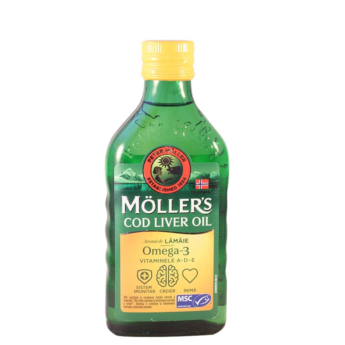 მიოლერი - Mollers ომეგა 3 ლიმონი 250მლ