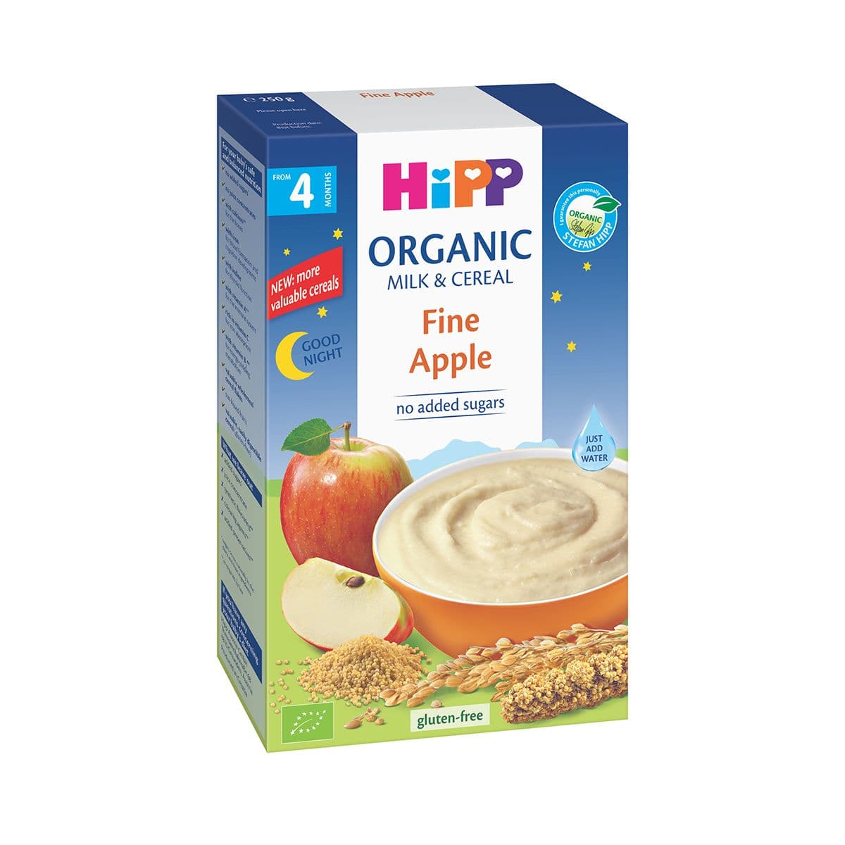 ფაფა რძიანი ვაშლით ღამისთვის 2963-03 ჰიპი - HIPP