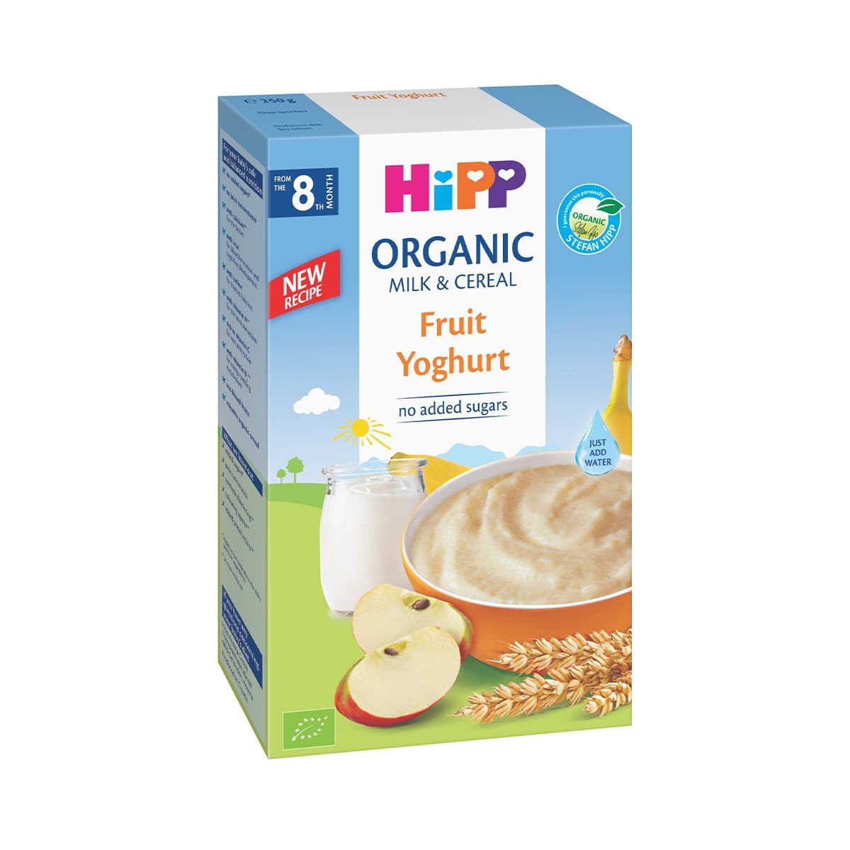 ფაფა რძიანი ხილის იოგურტით 3311-02 ჰიპი - HIPP