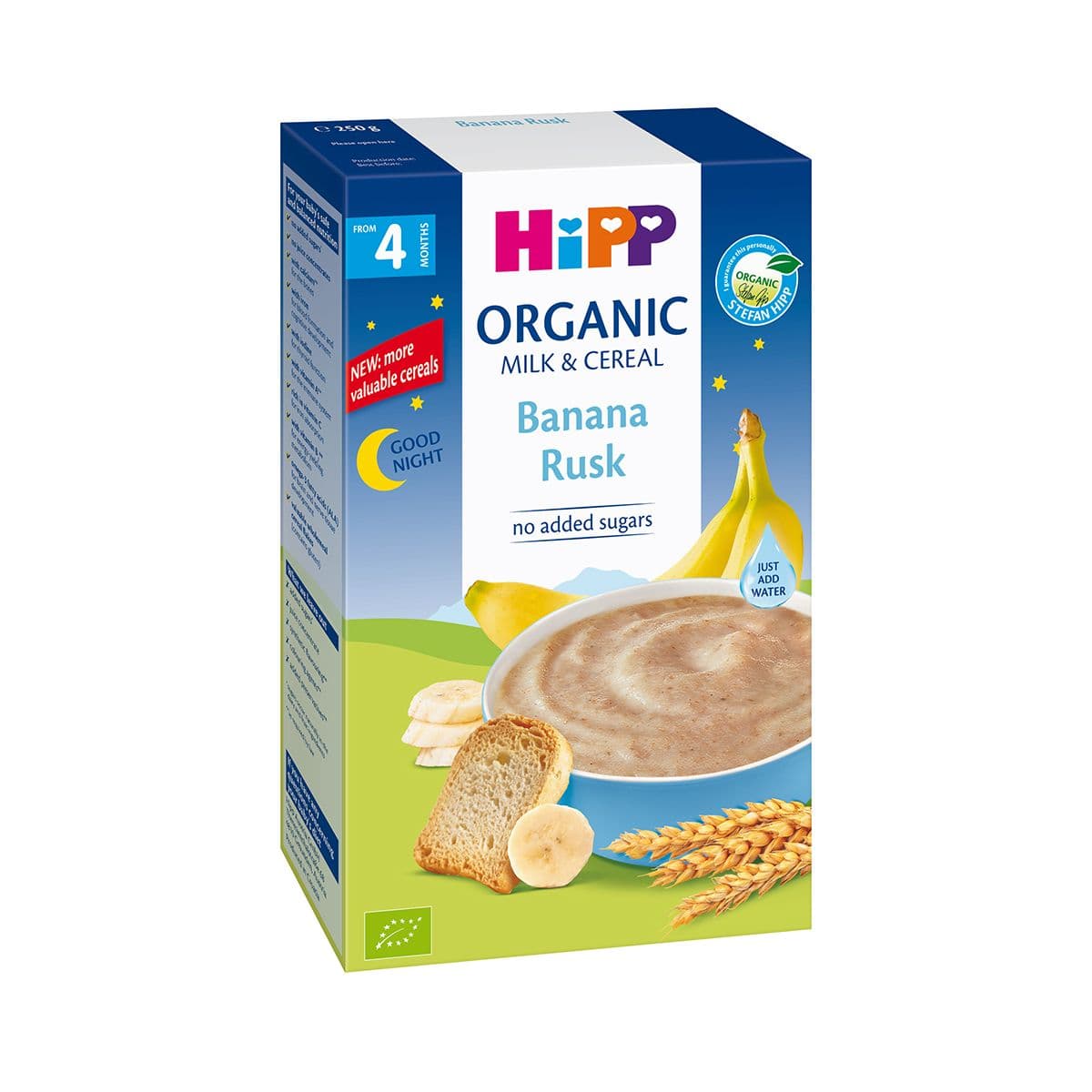 რძიანი ფაფა ორცხობილით და ბანანით 2961-02 ჰიპი - HIPP