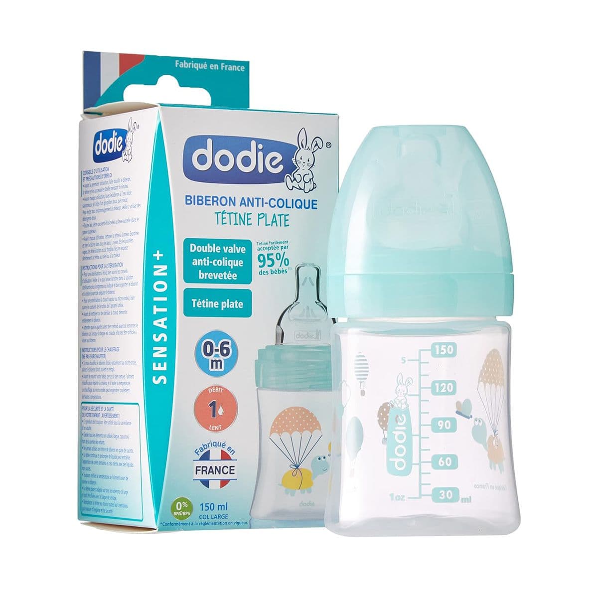 ბოთლი AC 0-6 თვე 150მლ N1 6569 დოძიე - DODIE