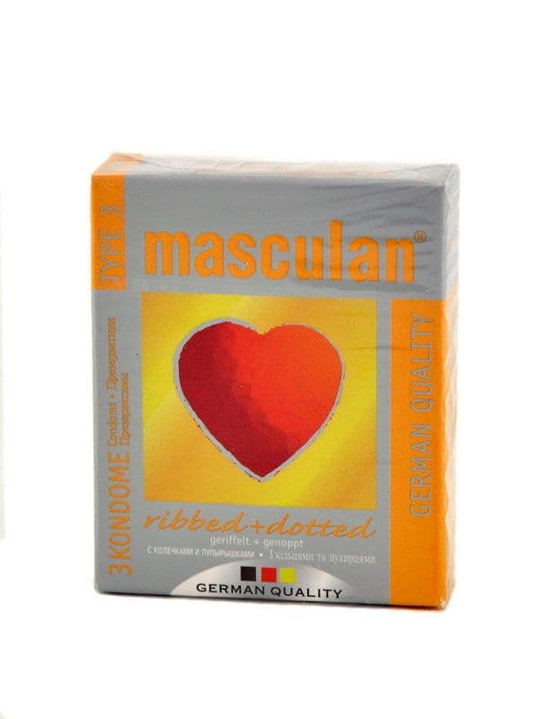 პრეზერვატივი N3 3 ცალი მასკულანი - Masculan