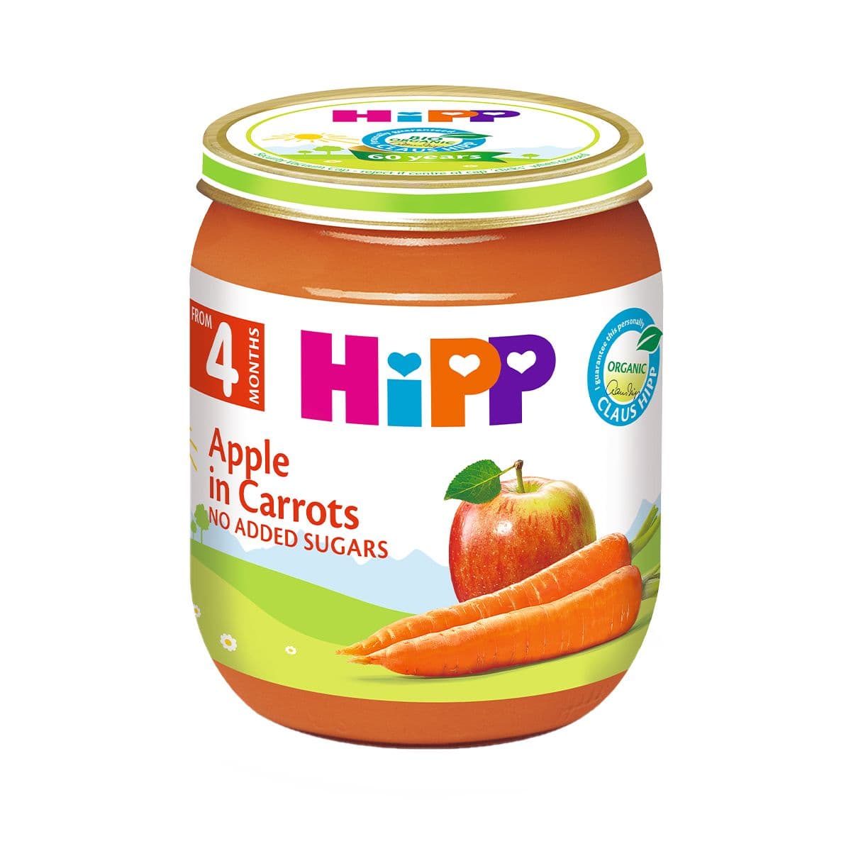 ხილფაფა ვაშლი და სტაფილო 4263-02 ჰიპი - HIPP