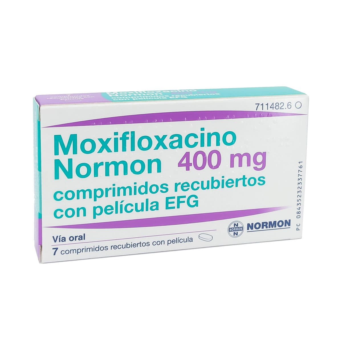 მოქსიფლოქსაცინი - Moxifloxacin ნორმონი 400მგ 7 ტაბლეტი