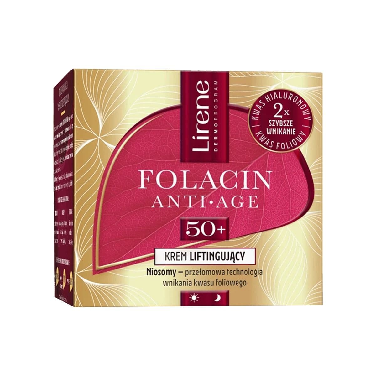 სახის კრემი Anti Age 50+ Folacin 7515 ლირენე - Lirene