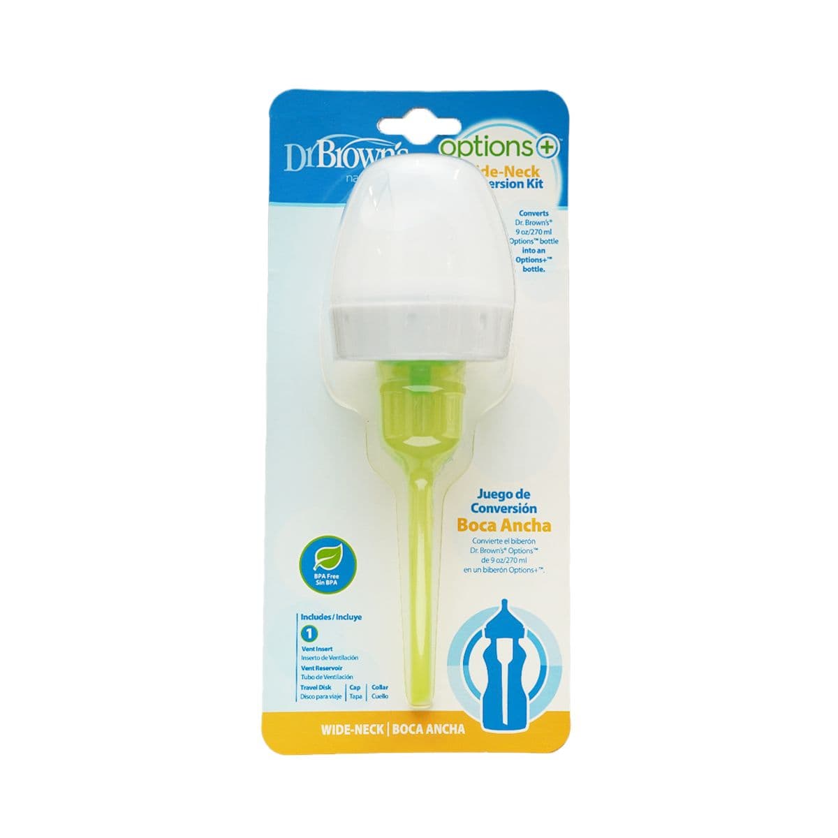 ბოთლის ყელი განიერყელიანი 2092 დოქტორ ბრაუნი - DrBrowns