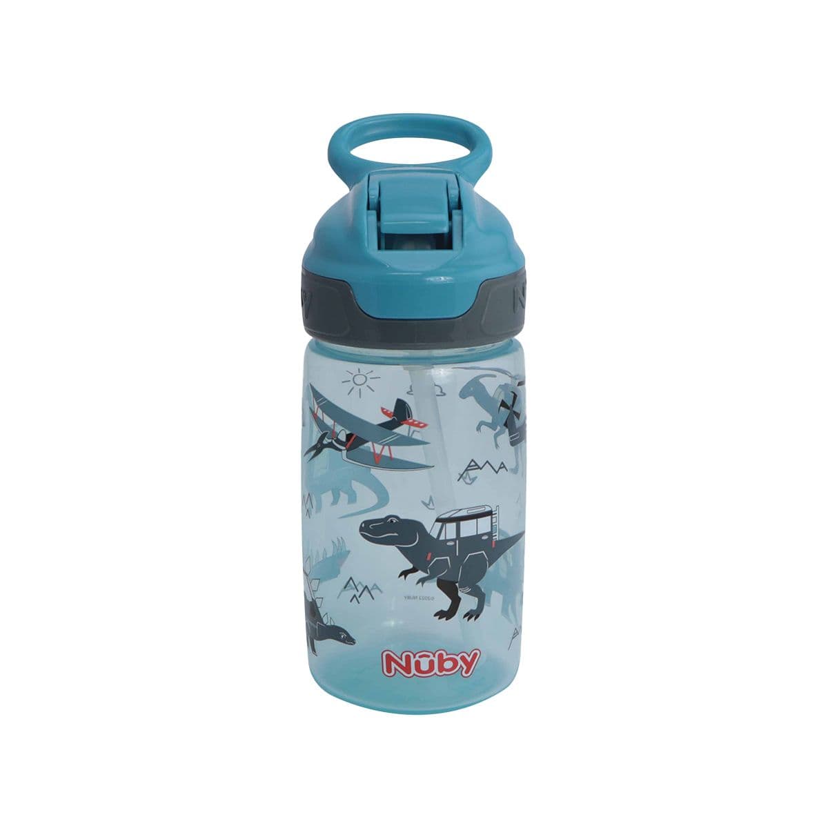 ჭიქა 415მლ 24+ თვიდან ცისფერი 0352 ნუბი - Nuby