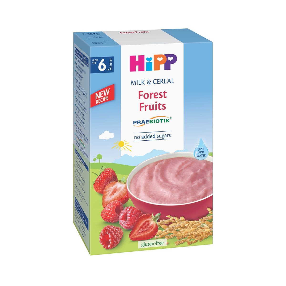 ფაფა რძიანი ტყის კენკრით 3221-02 ჰიპი - HIPP