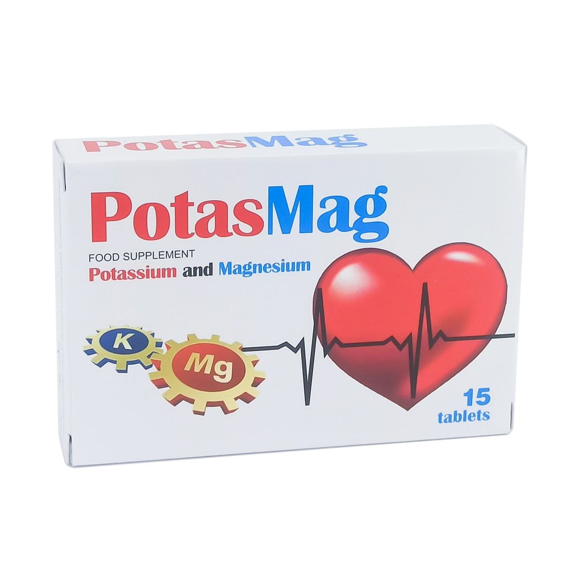 პოტასმაგი - Potasmag 15 ტაბლეტი ფიური - Pure