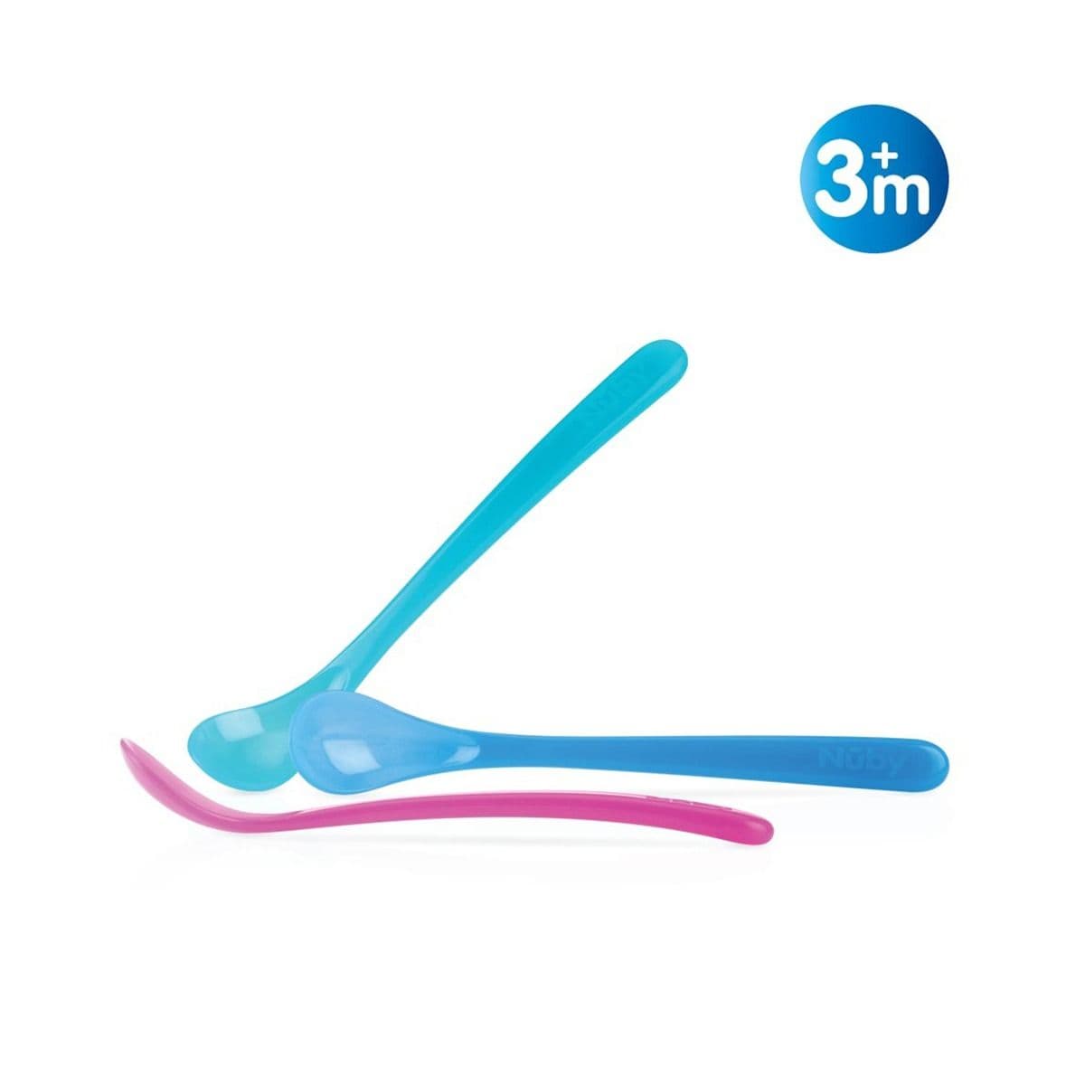 კოვზი გრძელი ტარით 2ცალი 5586 ნუბი - Nuby