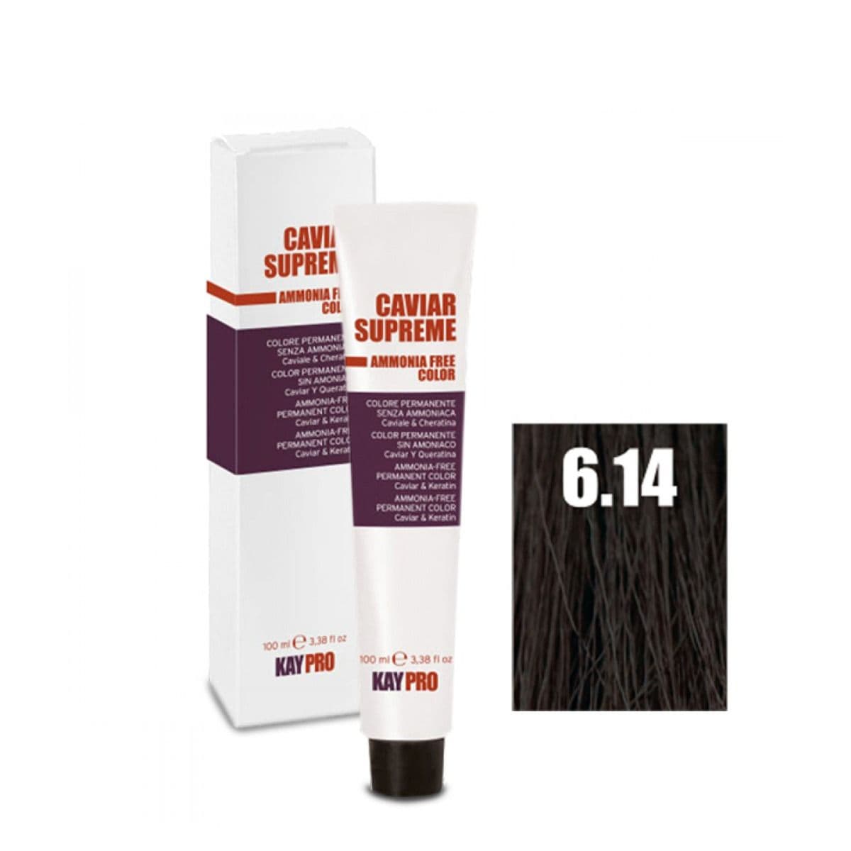 თმის საღებავი Caviar Supreme 6.14 9871 კეიპრო - Kaypro