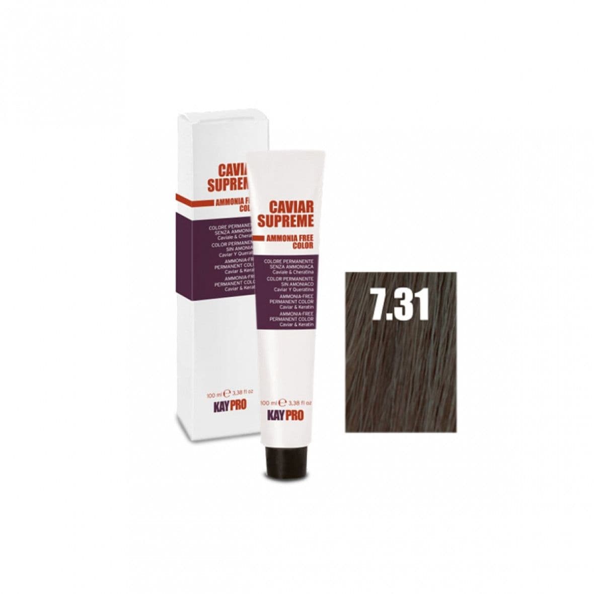 თმის საღებავი Caviar Supreme 7.31 9956 კეიპრო - Kaypro