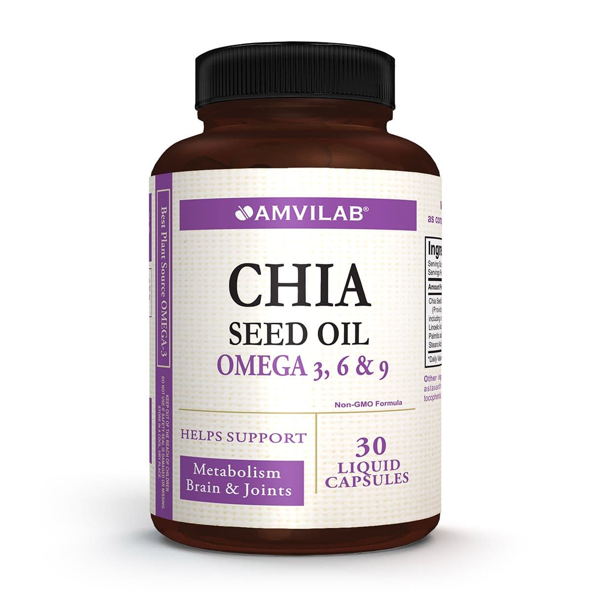 ჩიას ზეთი 30 კაფსულა ამვილაბი - Amvilab