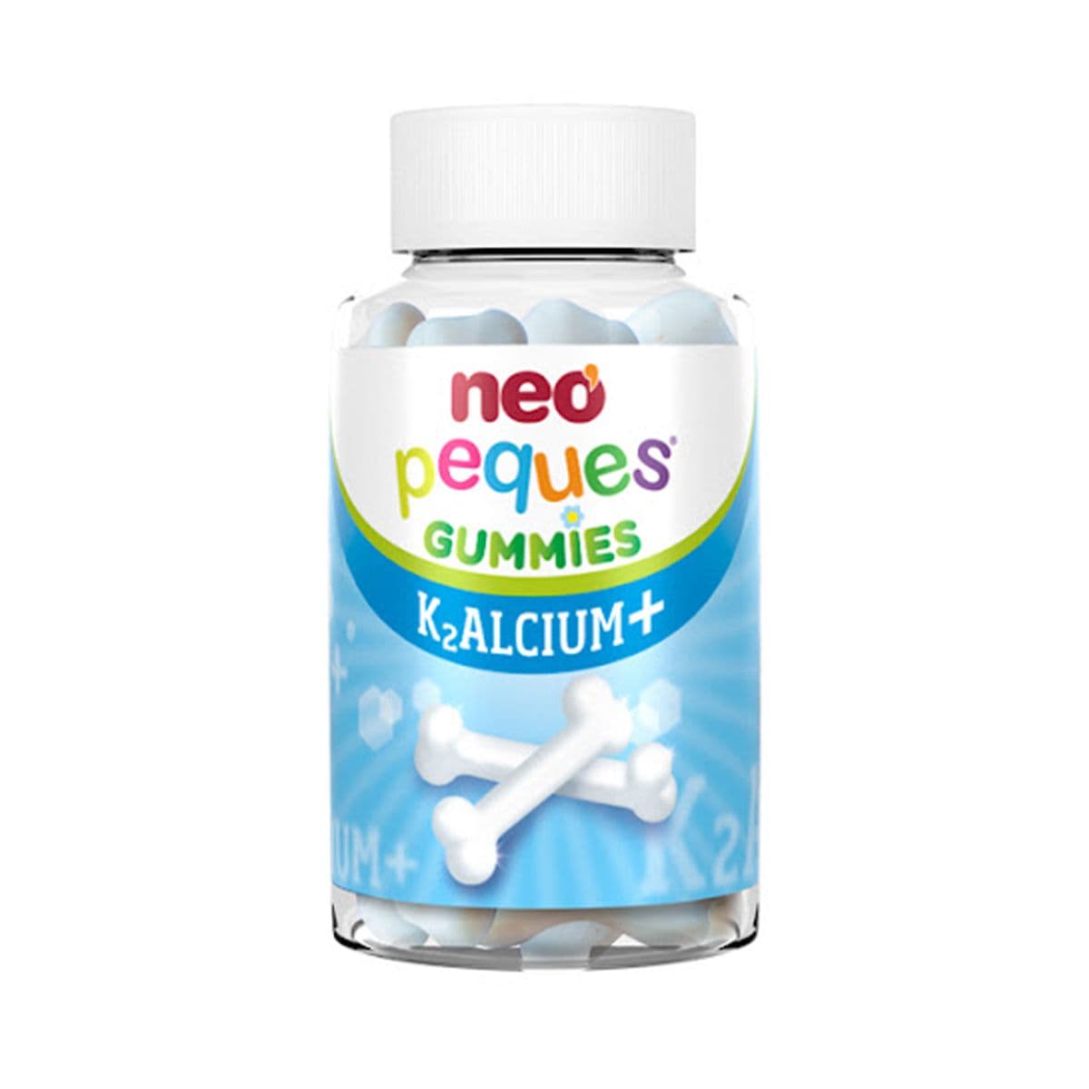 ნეო პეკეს კალციუმი+გამი - Neo Peques Kalcium+ Gummies 150გ 30 საღეჭი ტაბლეტი