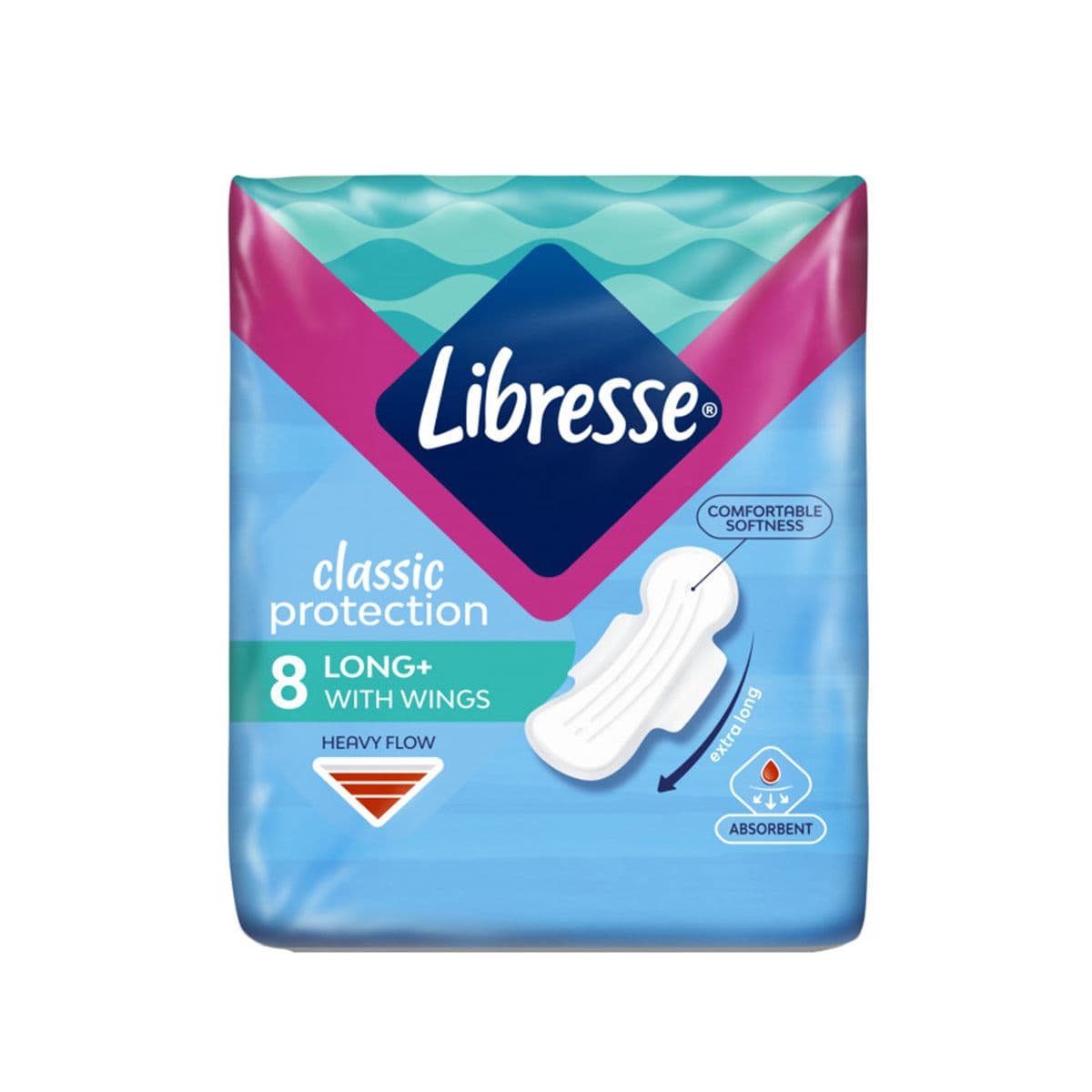 ქალის ჰიგიენური საფენი 8 ცალი 3512 ლიბრესი - Libresse