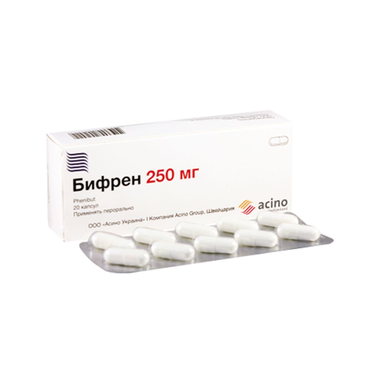 ბიფრენი - Bifren 250მგ 20 კაფსულა