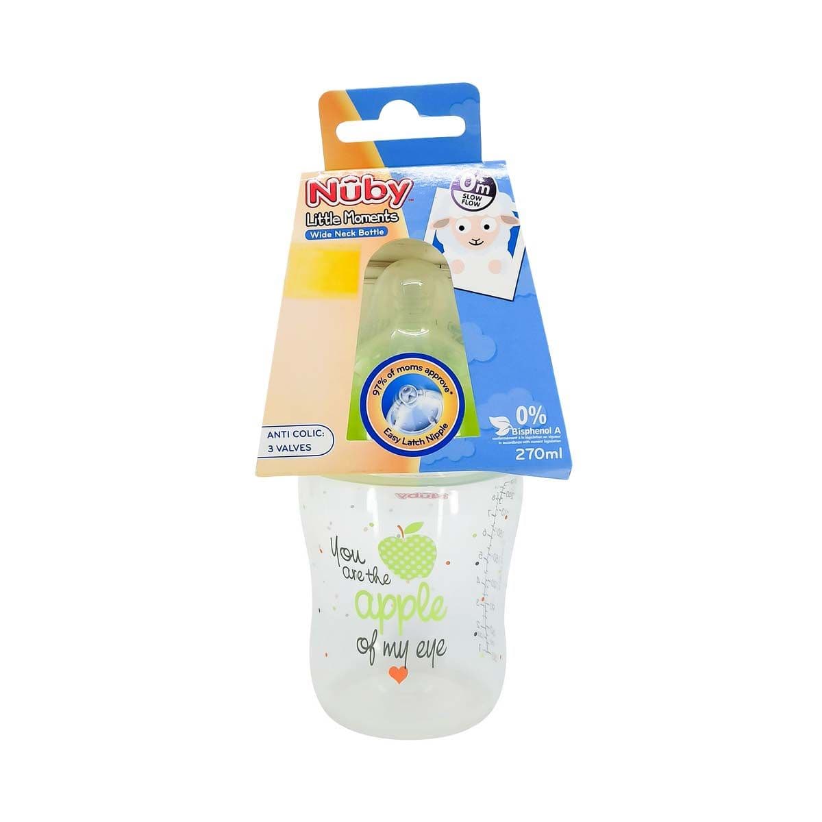 მწვანე ბოთლი 270მლ 3059 ნუბი - Nuby