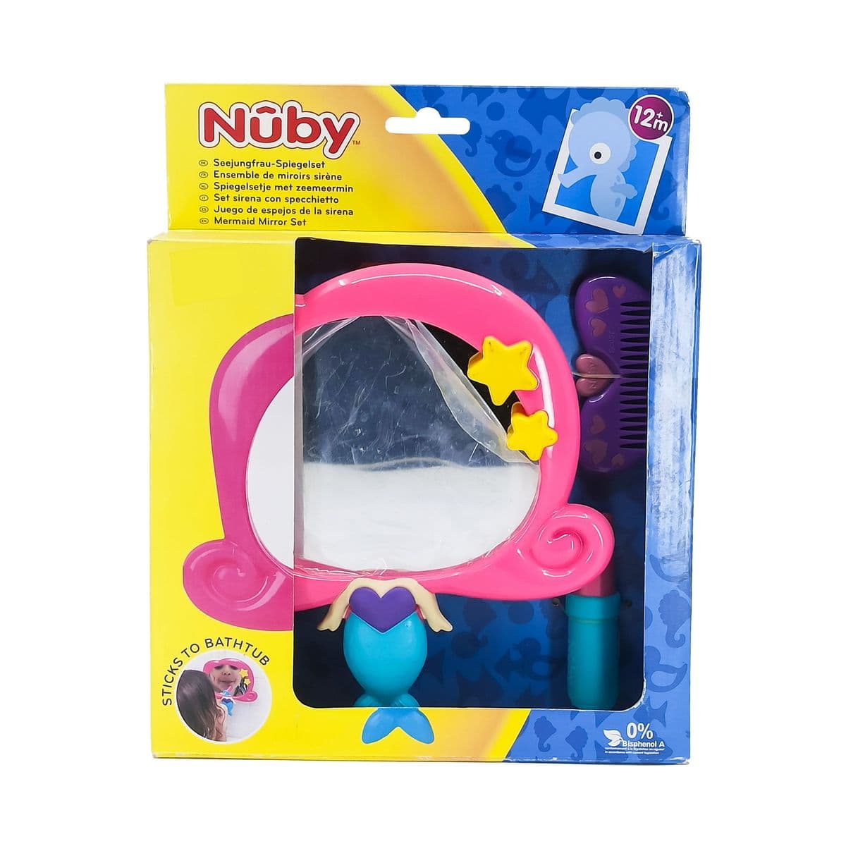 აბაზანის ნაკრები სარკით 5649 ნუბი - Nuby