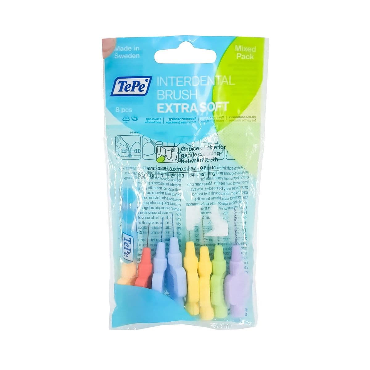 კბილის ჯაგრისი კბილთაშუა ნაკრები Extra Soft ტეპე - Tepe