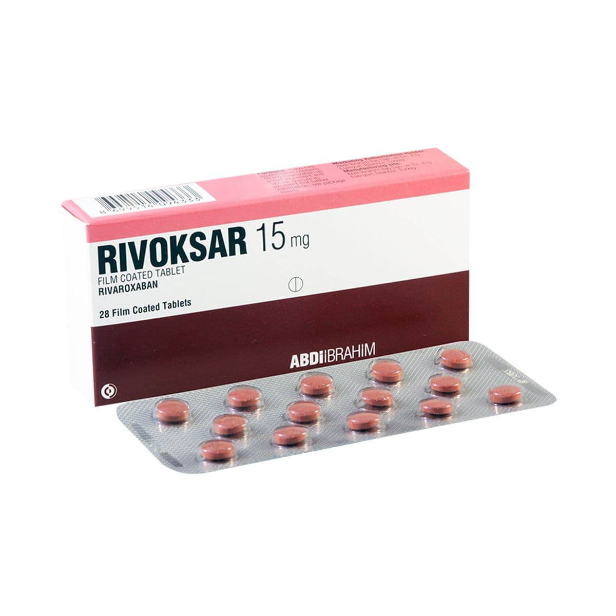 რივოქსარი - Rivoksar 15მგ 28 ტაბლეტი