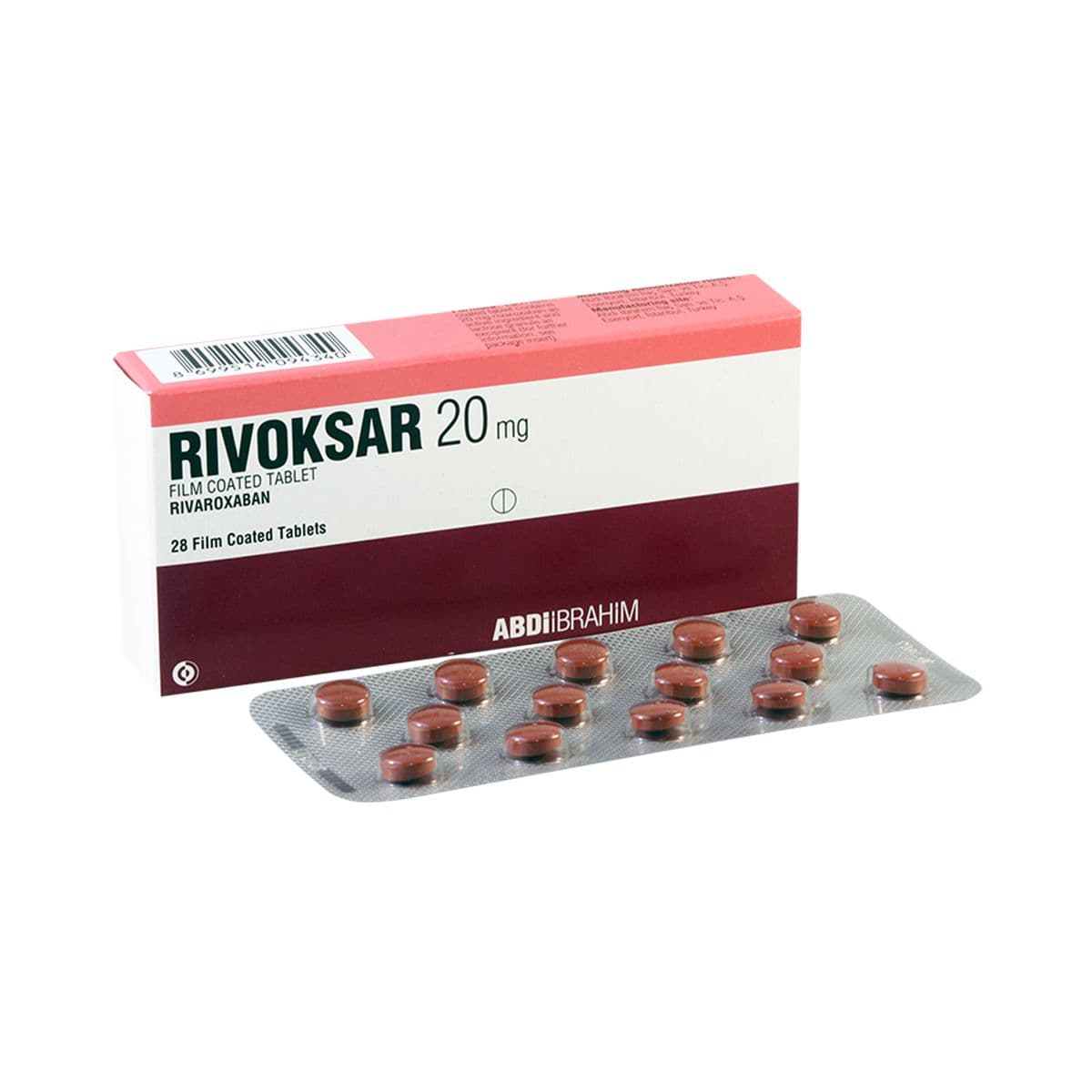 რივოქსარი - Rivoksar 20მგ 28 ტაბლეტი