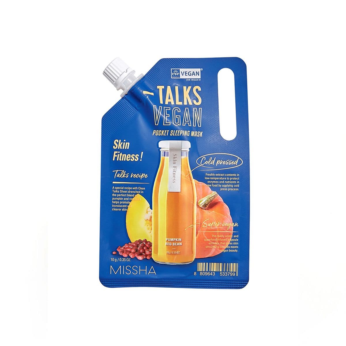 ნიღაბი Vegan ღამის ფიტნესი 3799 მისშა - Missha