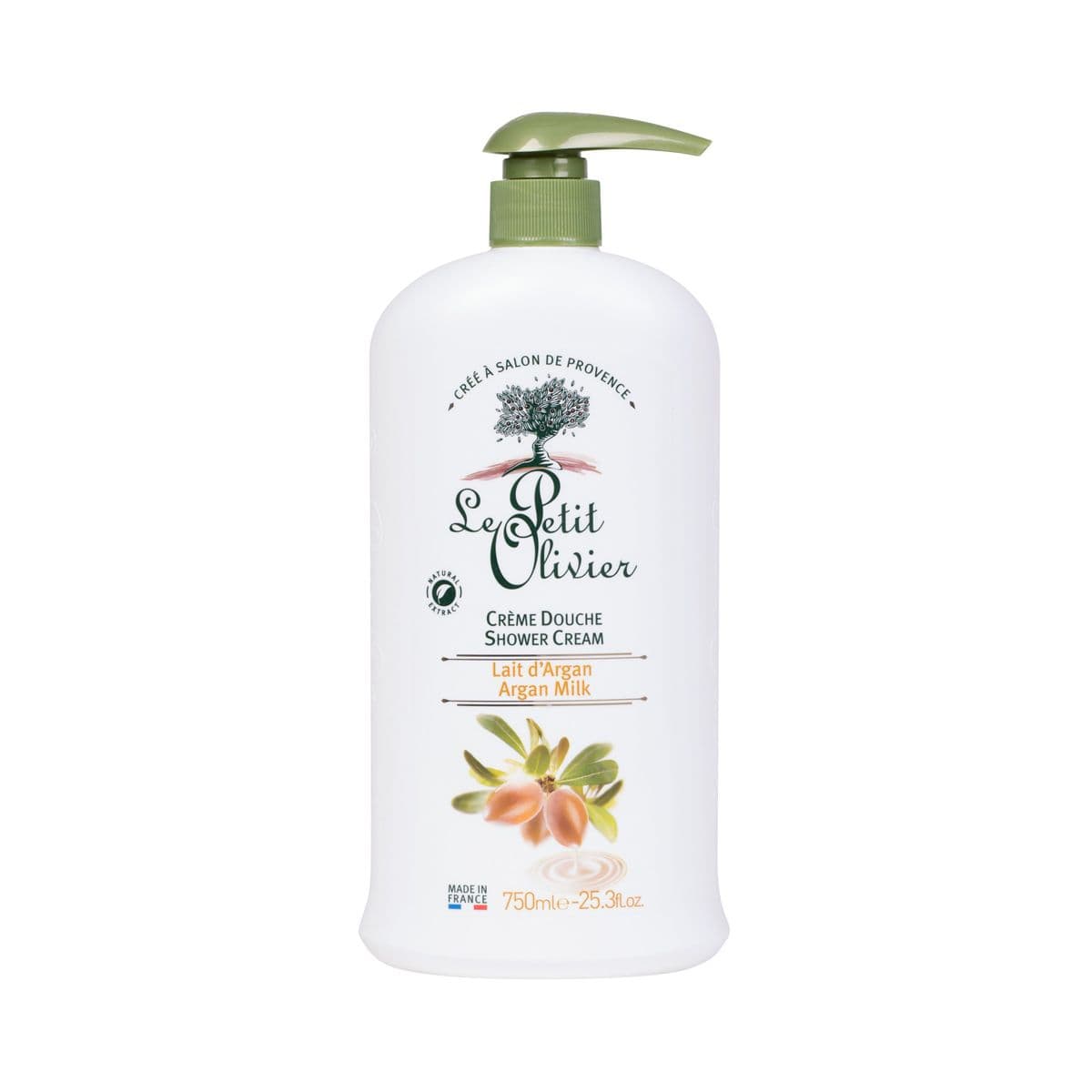 შხაპის გელი არგანი 750მლ 7640 ლე პეტიტ ოლივიე - Le Petit Olivier
