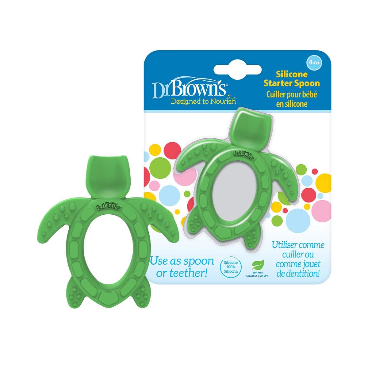 კოვზი სილიკონის სასტარტო 1887 დოქტორ ბრაუნი - DrBrowns