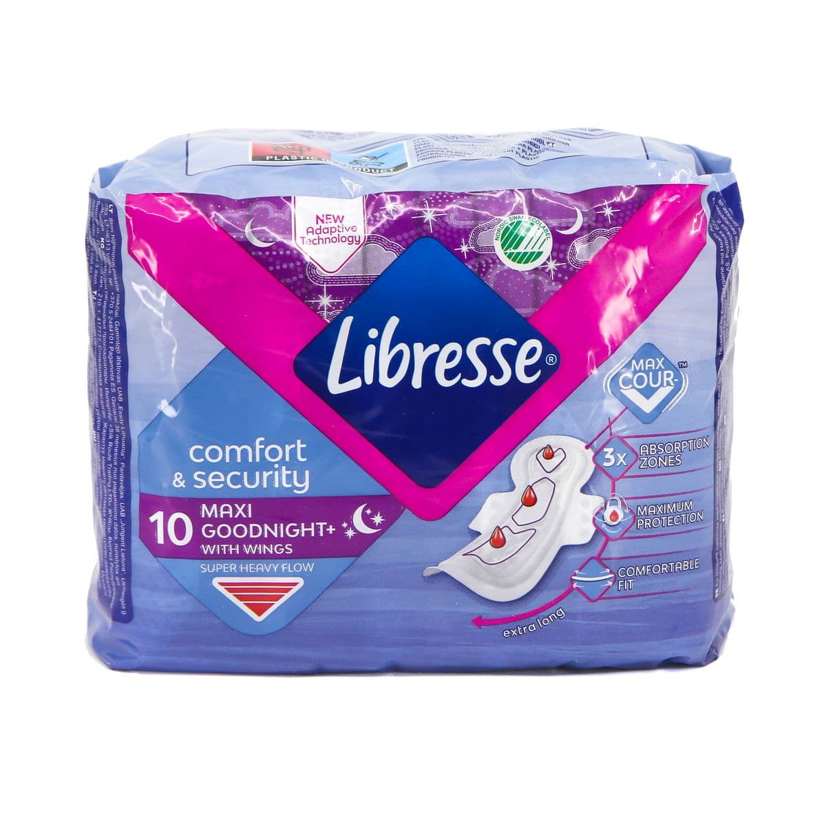 ღამის მაქსი 10 ცალი 6474 ლიბრესი - Libresse