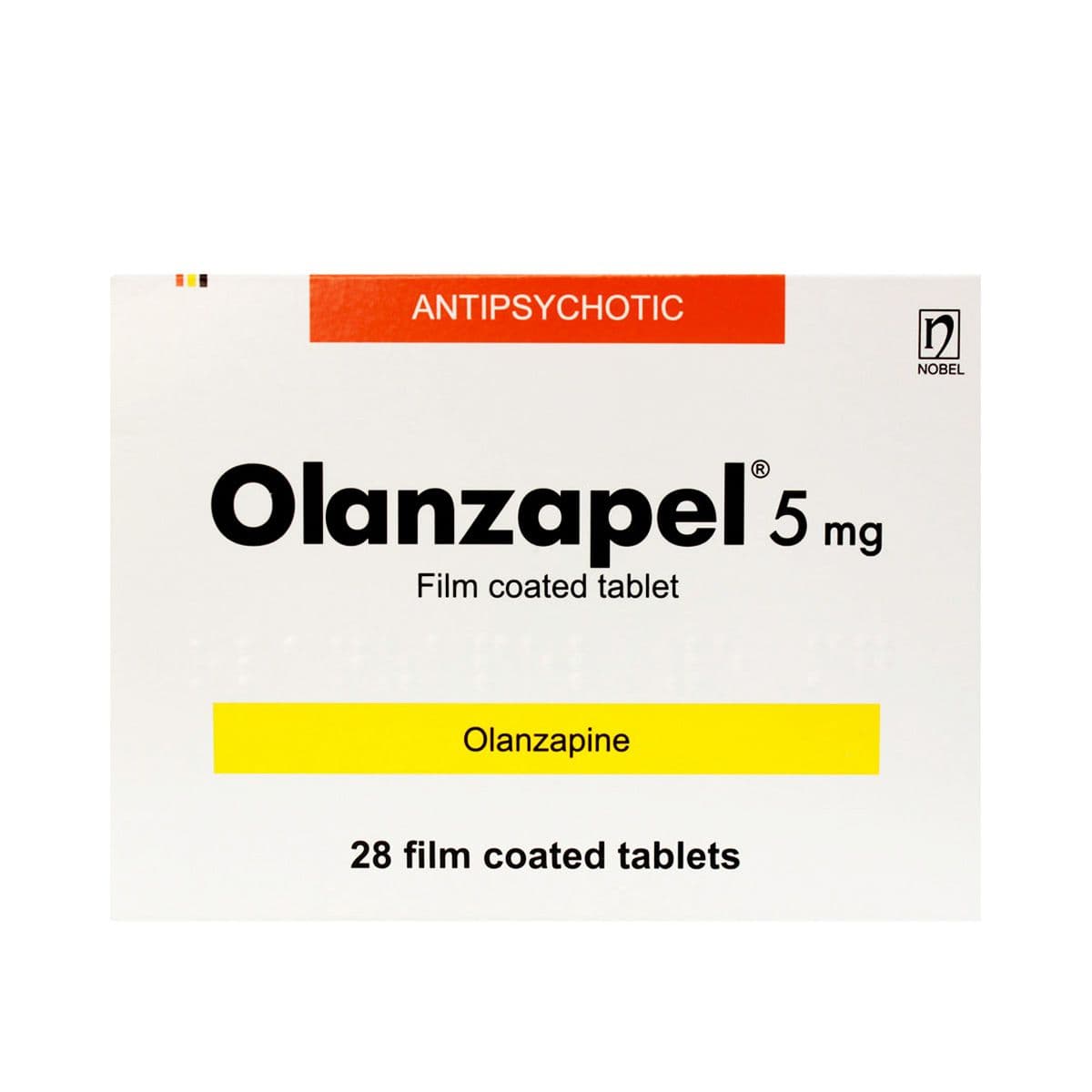 Olanzapel - ოლანზაპელი 5მგ 28 ტაბლეტი