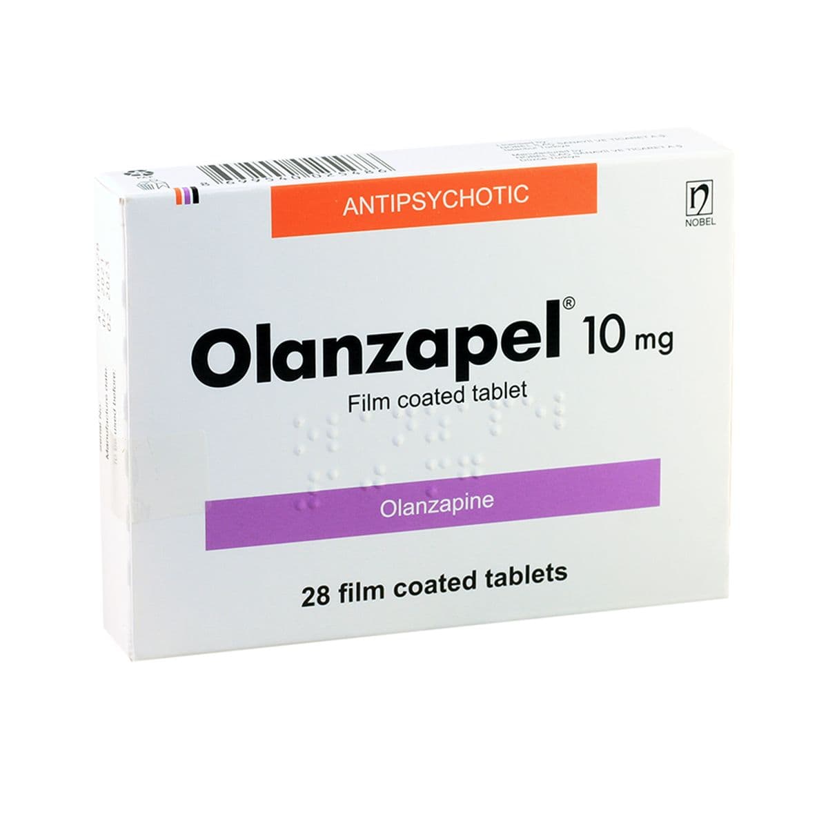 Olanzapel - ოლანზაპელი 10მგ 28 ტაბლეტი