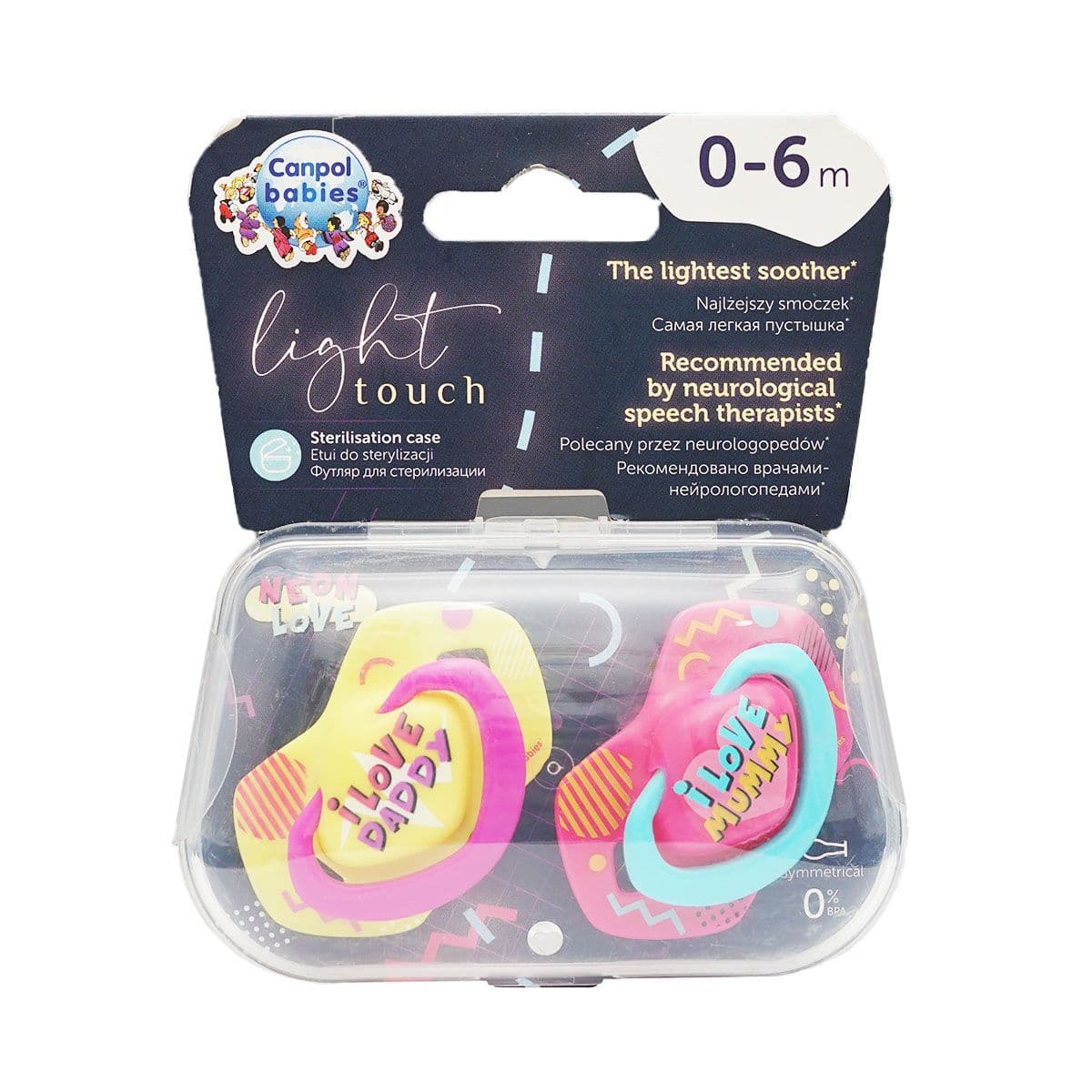 მატყუარა სილიკონის სიმეტრიული 0-6 თვე 22/652 კანპოლი - Canpol