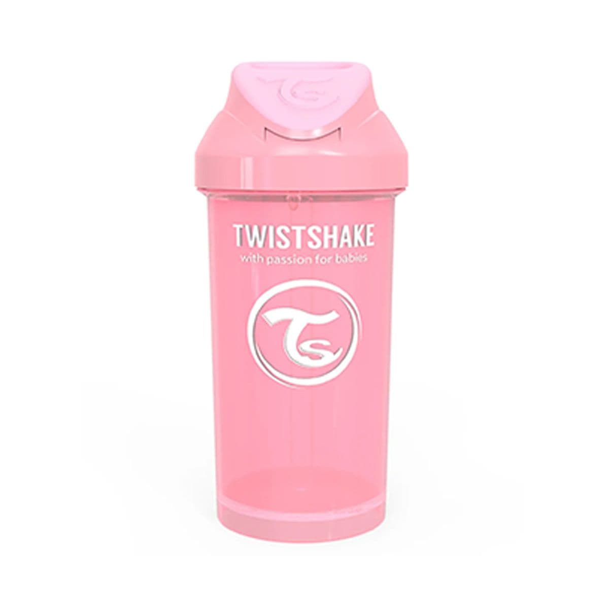ჭიქა საწრუპით ვარდისფერი 6+ თვე 360მლ 5880 თვისთშეიქი - Twistshake