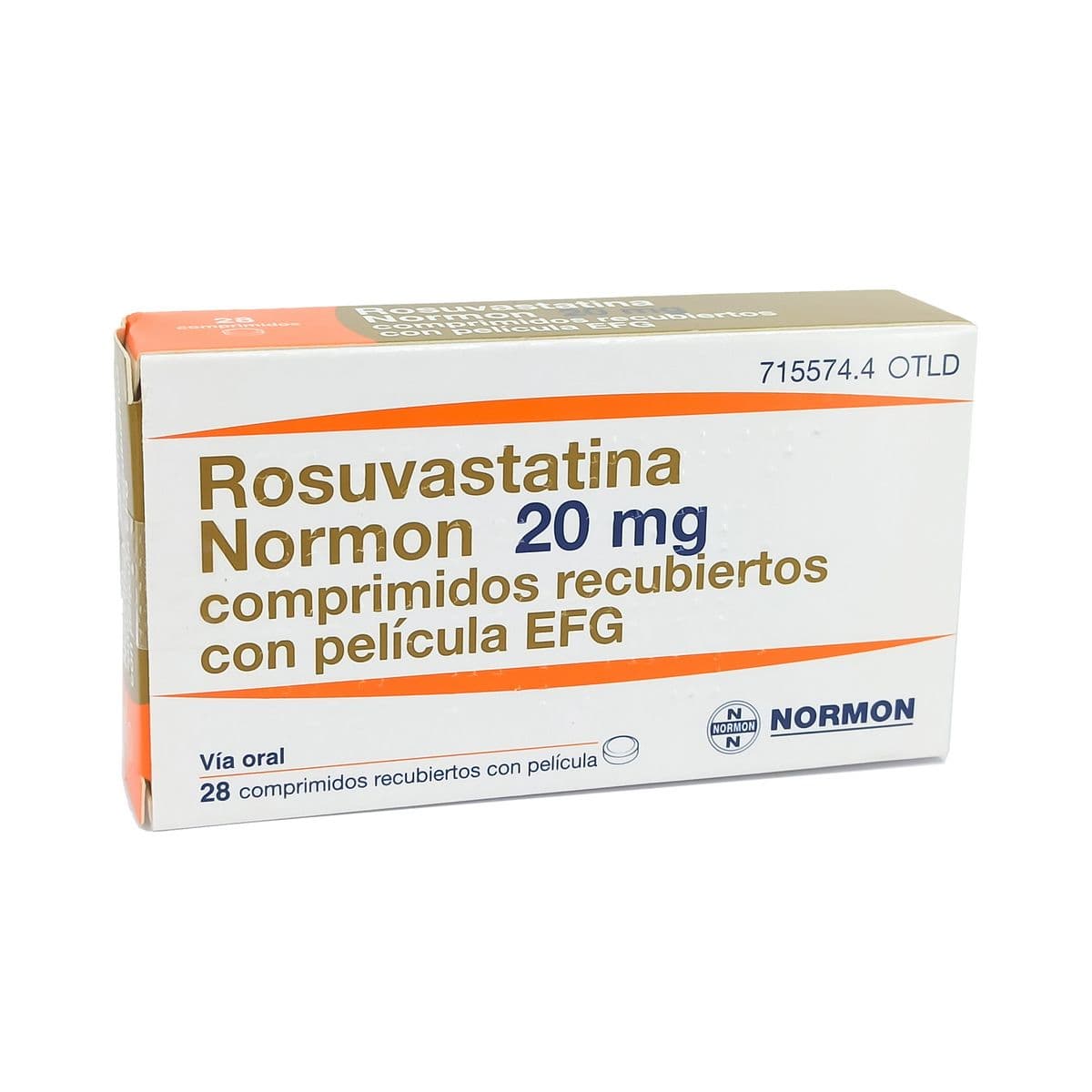 როზუვასტატინი ნორმონ - Rosuvastatin Normon 20მგ 28 ტაბლეტი
