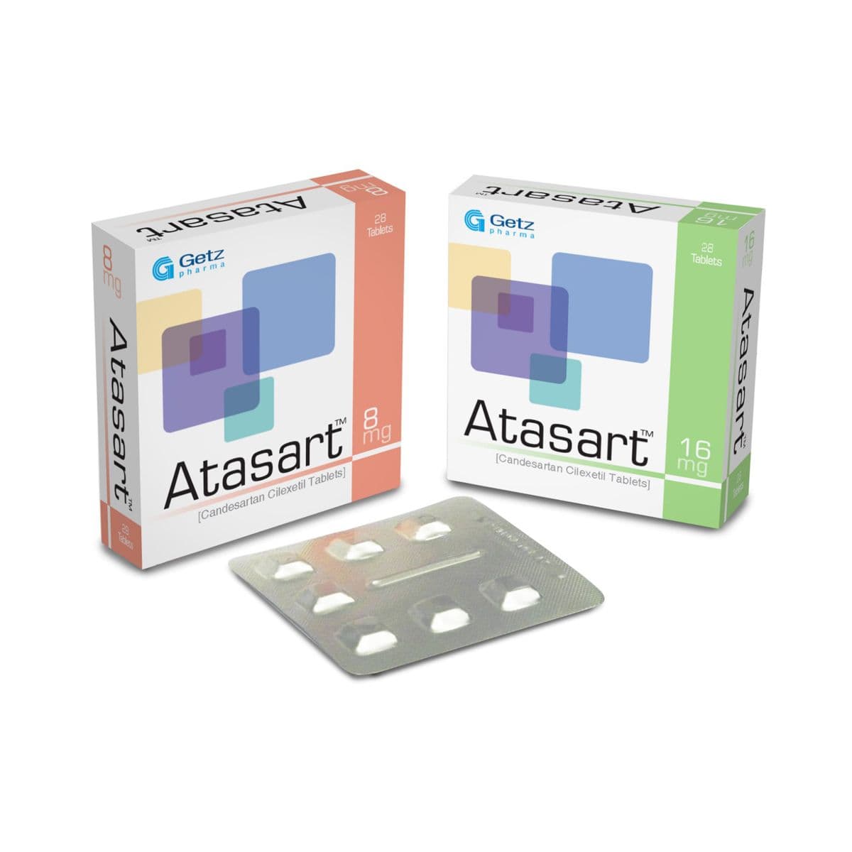 ატასარტი - Atasart 8მგ 28 ტაბლეტი