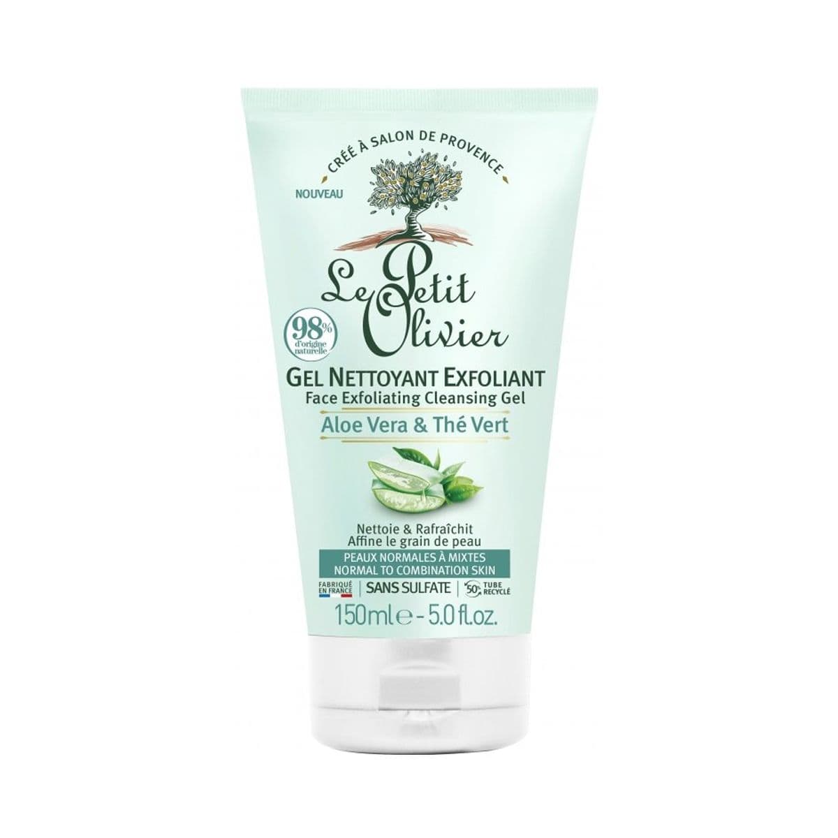 გელ-ექსფოლიანტი ალოე 150მლ 0028 ლე პეტიტ ოლივიე - Le Petit Olivier