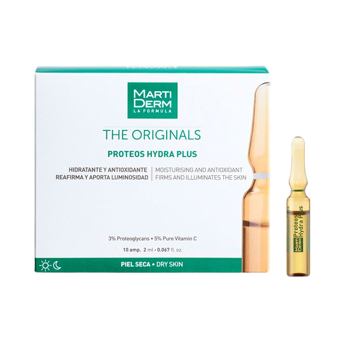 სახის შრატი ჰიდრა The Originals Proteos 10 ამპულა 5013 მარტიდერმი - Martiderm